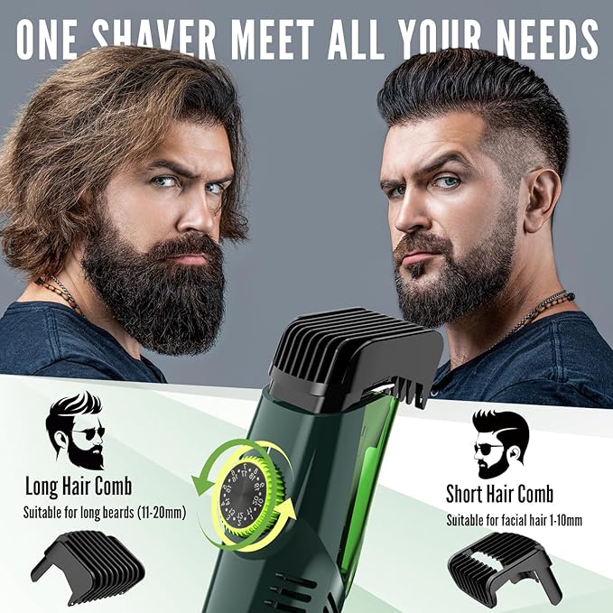 ✨Early Spring 49% OFF🔥Vacuum Beard Trimmer for Men