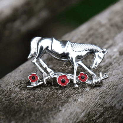 Limited Edition - War Horse Red Poppy Brooch