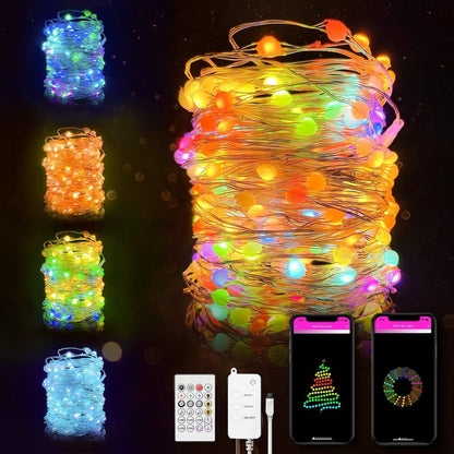 🎅Lightweight Voice-Activated Fairy Tale String Lights 🎁