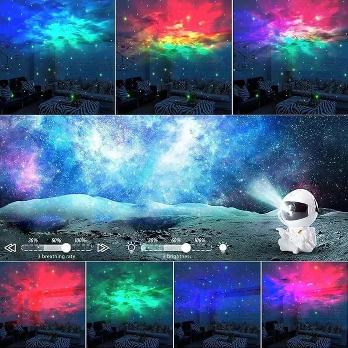 ❤️‍🔥HOT SALE 49% OFF❤️‍🔥Astronaut nebula nightlight