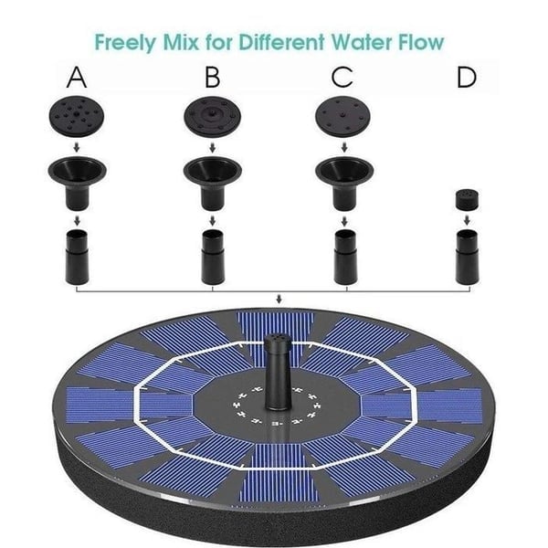 Solar-Powered Fountain Kit