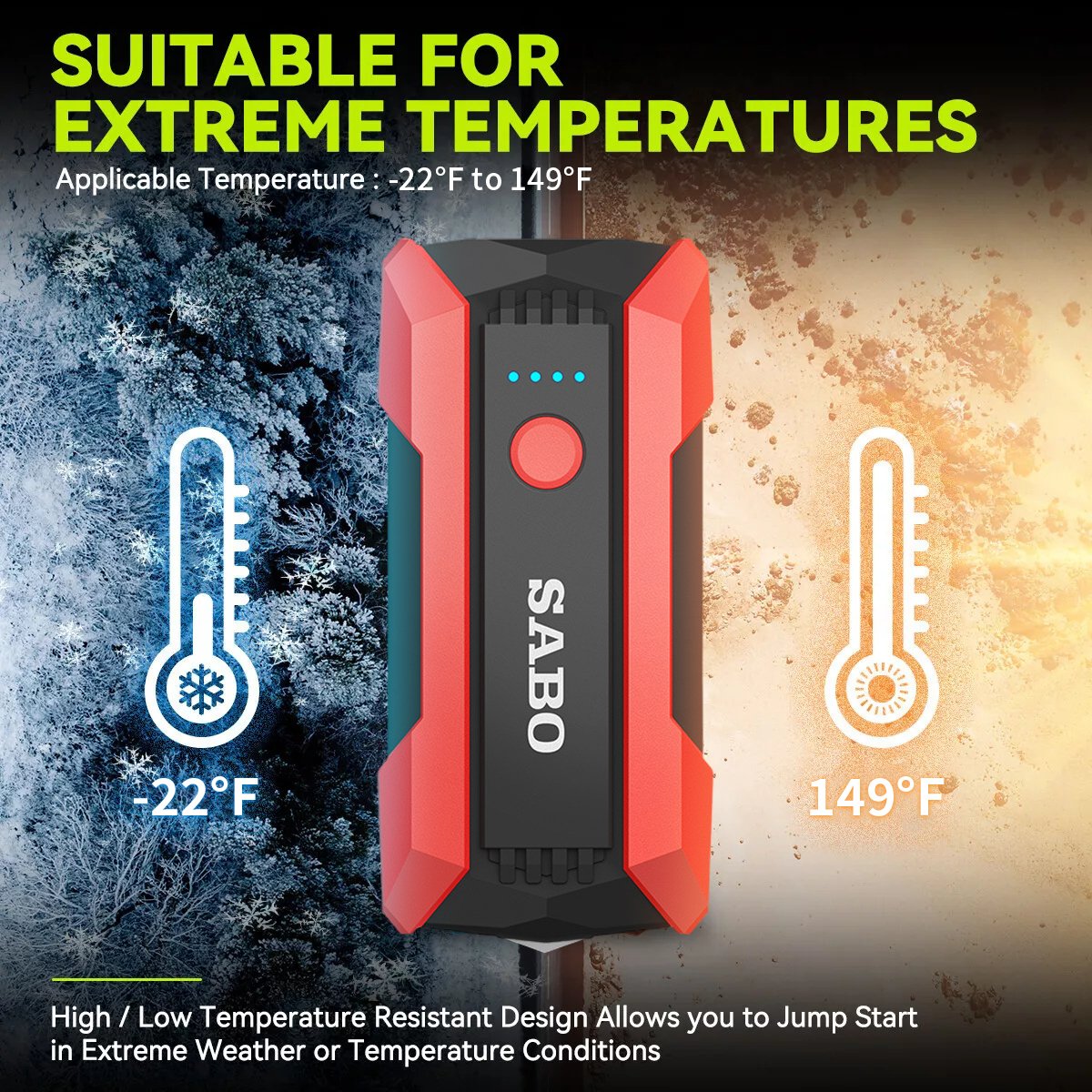 🔥Peak Jump Starter with Force Start Function