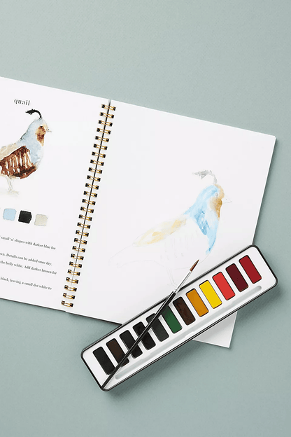 🔥LAST DAY 60% OFF - 💕Watercolor Workbook 🖼️Beginner-Friendly