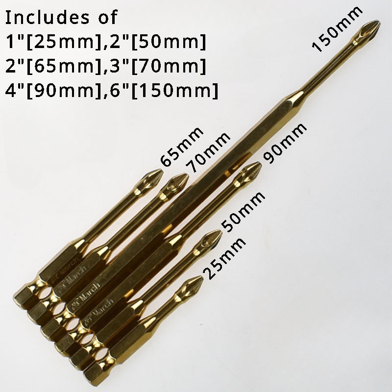 Magnetic Screwdriver Bit(S3 Alloy Steel)