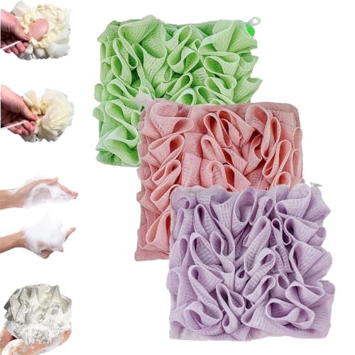 2-in-1 Bath Sponge & Washcloth