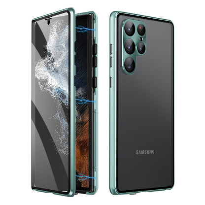 🔥New In Samsung S25 Series Case - Samsung Privacy Magnetic Double-sided Tempered Glass Case