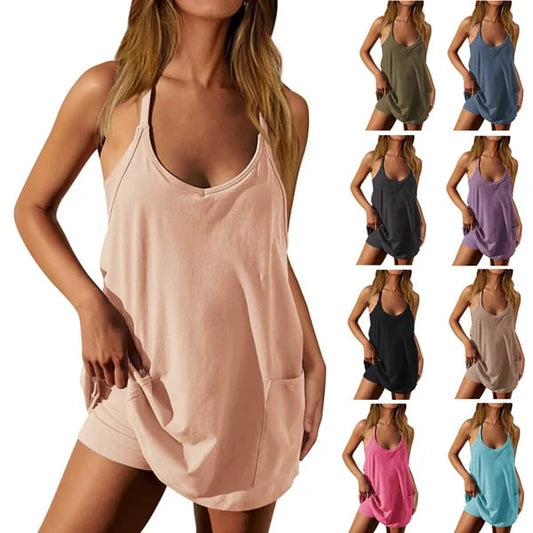 Women's Summer Sleeveless Mini Dress