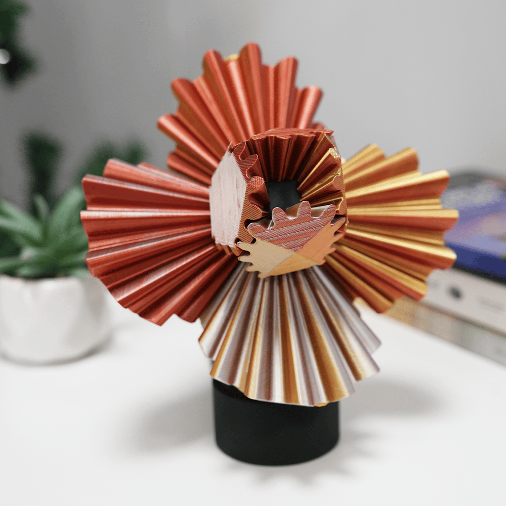 🔥3D Printed Electric Rotating Gear Ball
