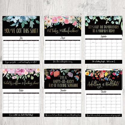 2025 new Calendar for Tired-Ass Women