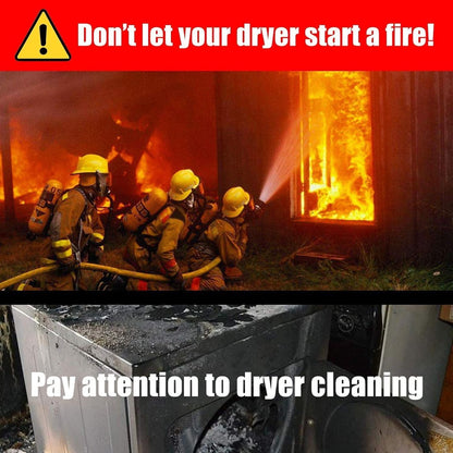 💥LAST DAY SALE 49% OFF-Dryer Vent Cleaner Kit Dryer Lint Vacuum Attachment with Stretch Universal Connector