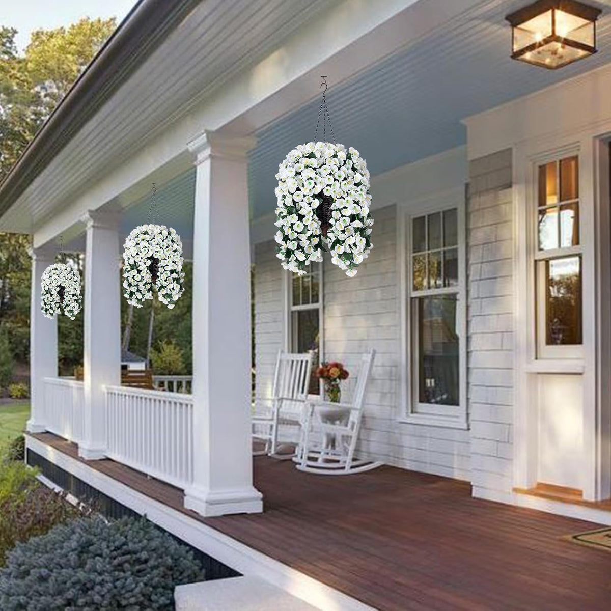 🔥On Sale🔥Artificial Faux Hanging Flowers Plants - UV resistant, Waterproof,Windproof