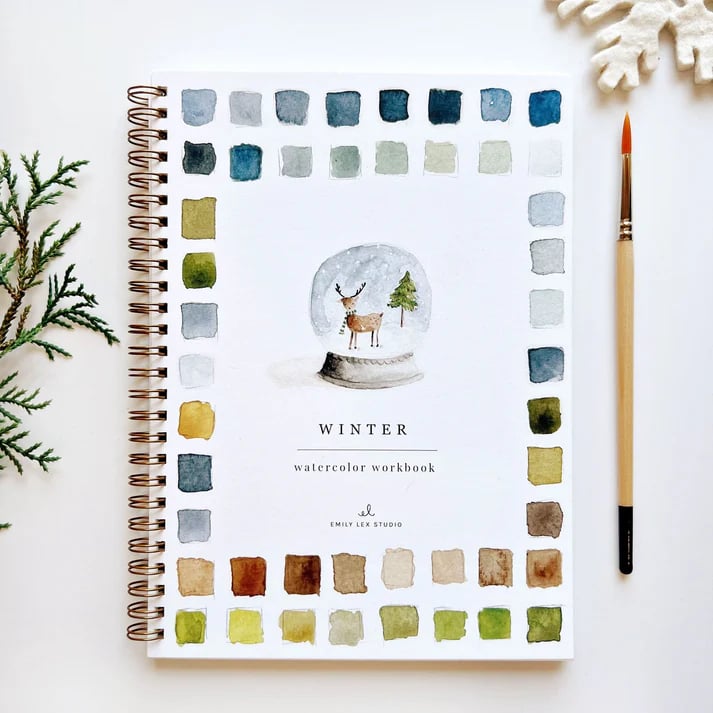 🔥LAST DAY 60% OFF - 💕Watercolor Workbook 🖼️Beginner-Friendly