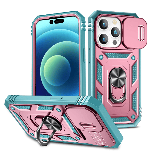 Magnetic Car Finger Ring 3-in-1 Phone Case