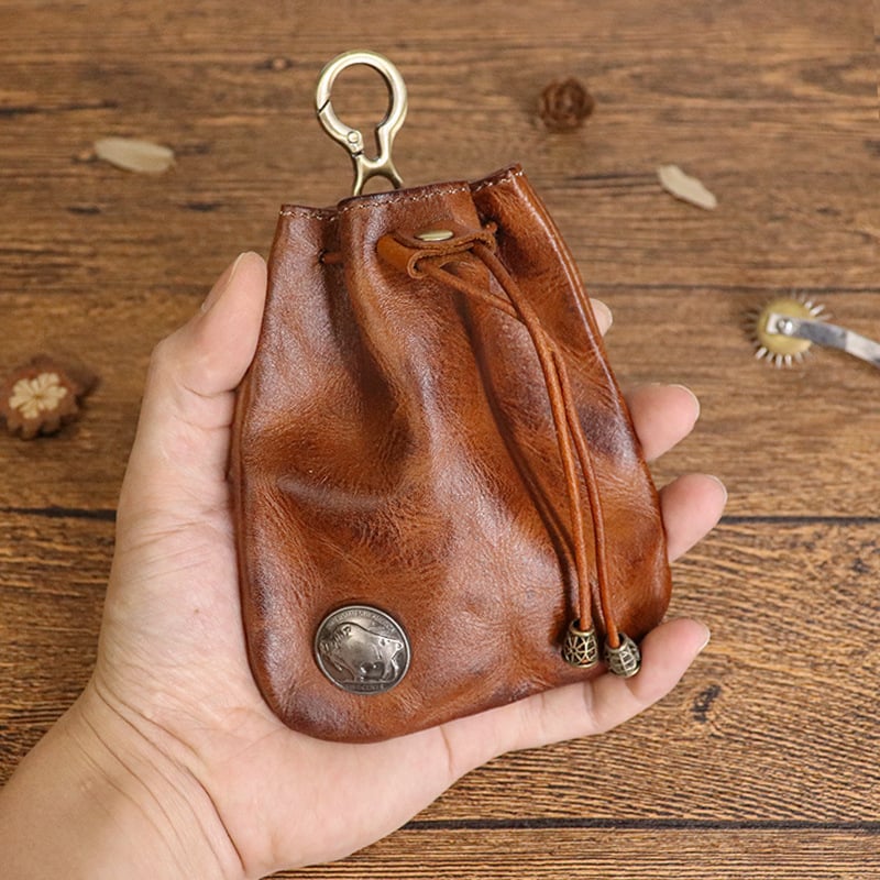 🔥Simple cowhide retro storage bag