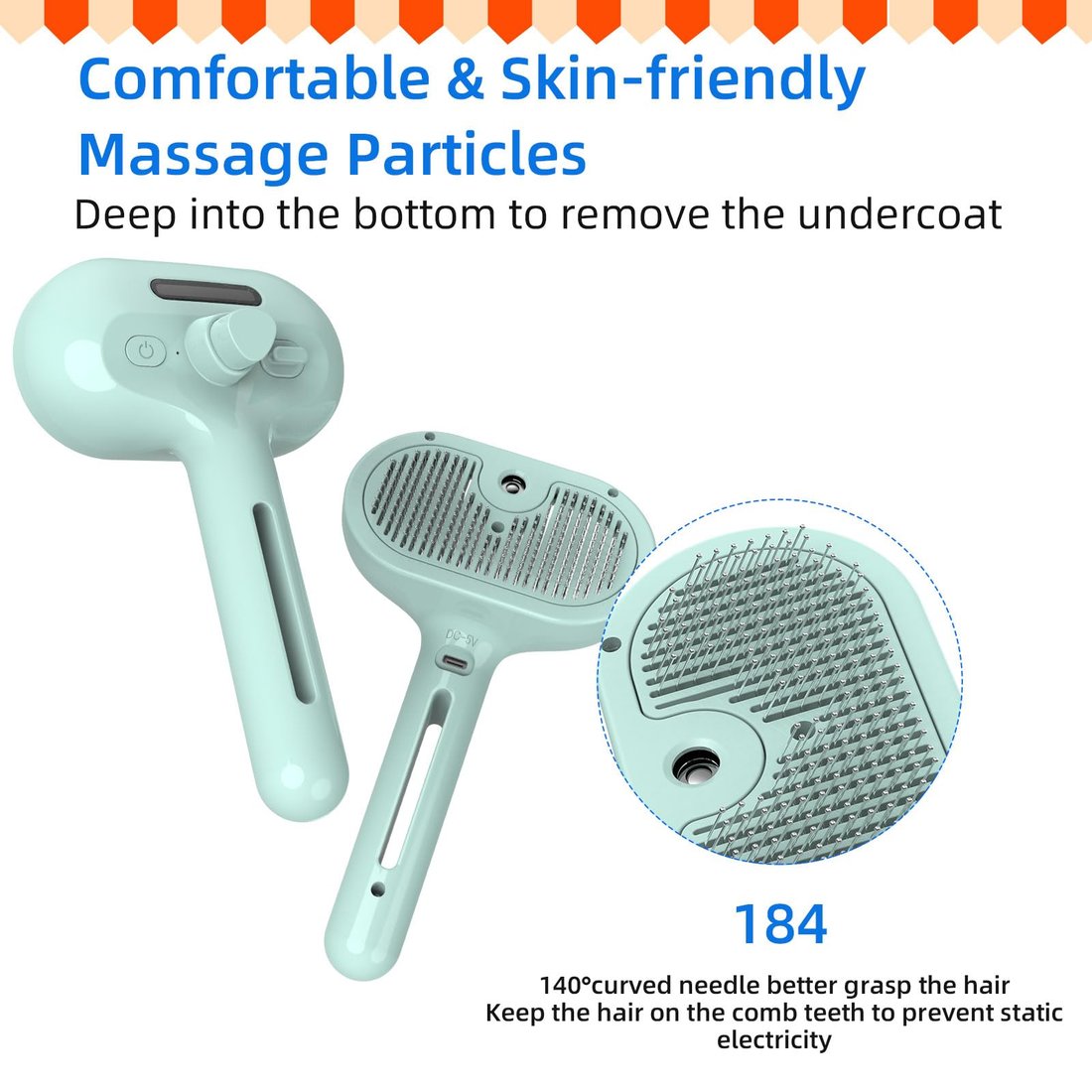 🔥FLash Sale 49% OFF🔥Pet Spray Hair Removal Comb