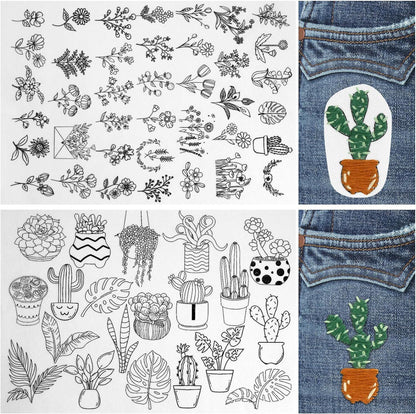 ⏰Last Day 48% OFF -🌼 Water Soluble Patterns for Embroidery