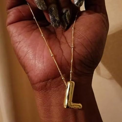 🔥Summer sale🎁⏰Bubble Letter Necklace