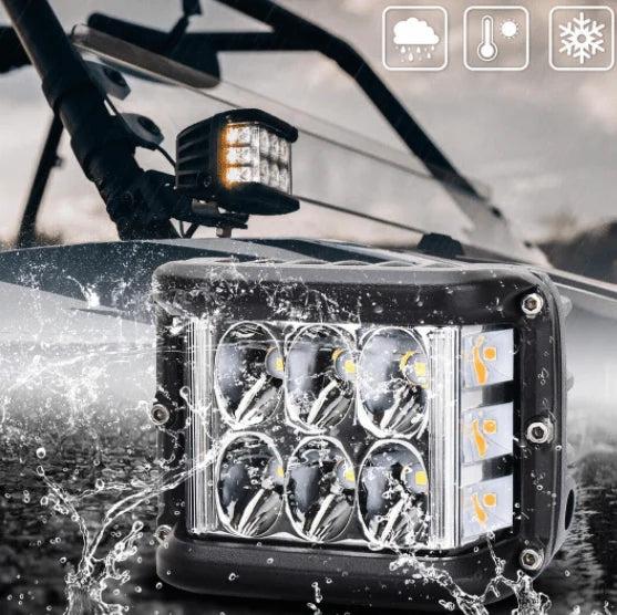 🔥Car Dual Sides LED Dual Color Light