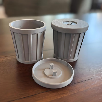 🦝🦝Adopt Your Own Mischievous 3D Printed Raccoon – With Optional Trash Can