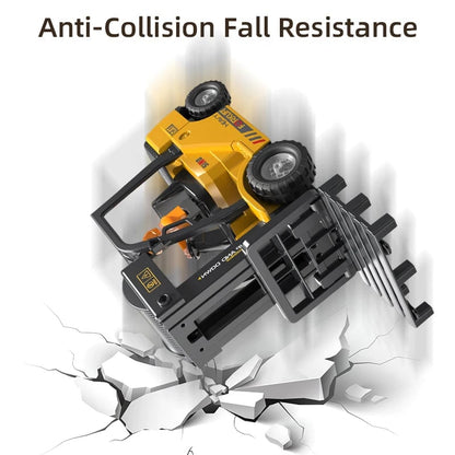 Roll over image to zoom in RC Forklift Truck, 2 in 1 Transform Lift Fork & Hook