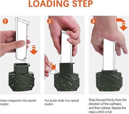 Magazine Speed Loader for Glock 9mm/.40.Fits Glock 17,18,19,22,23,24,26,27,34,35,45 and 47