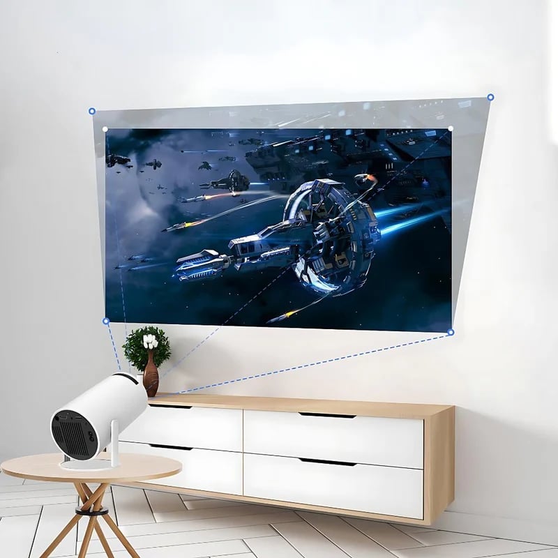 🎥✨Portable 2.4G/5G Wifi Smart Projector – 4K Home Cinema & Outdoor 1080P HD Projector