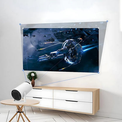 🎥✨Portable 2.4G/5G Wifi Smart Projector – 4K Home Cinema & Outdoor 1080P HD Projector