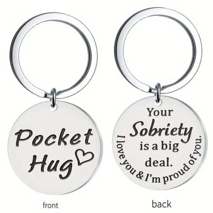 ❤️Sobriety Recovery Gifts Inspirational Keychain