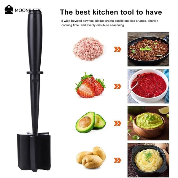 🔥 Multifunctional Heat Resistant Meat Masher 🍴