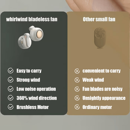 🔥Last Day 49% OFF🌀Portable Silent Mini Bladeless Electric Fan