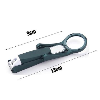 🔍Multifunctional Nail Clipper with Magnifying Glass