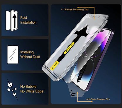 📱2025 Invisible Artifact Screen Protector -Dust Free Without Bubbles