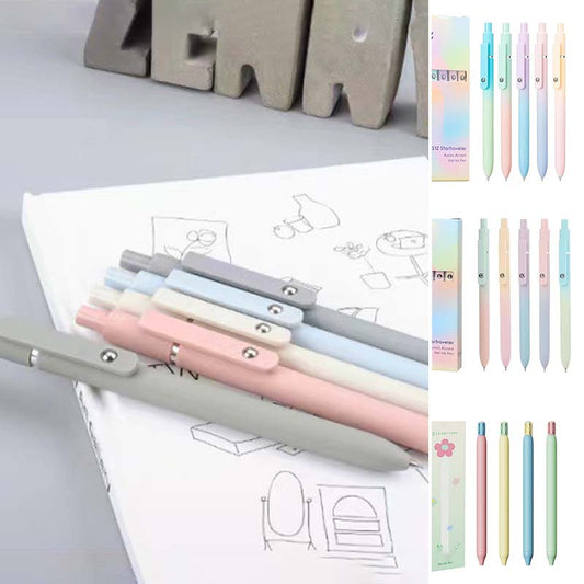 Minimalist Press Type Quick Drying Carbon Gel Pens