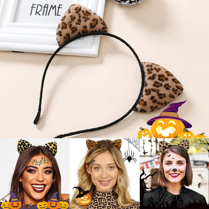 Leopard Cat Ears Headband