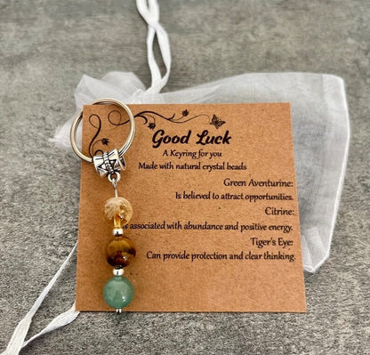 🌟Natural crystal keychain 🌟