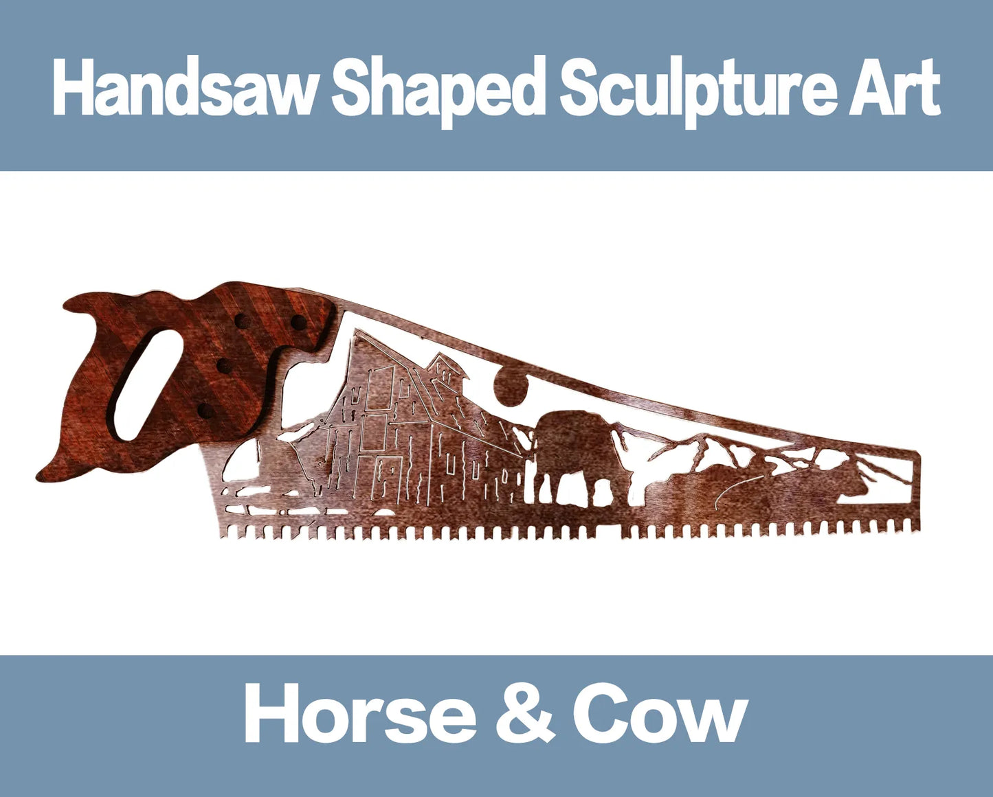 ✨Father‘s Day Hot Sale 50% OFF-- Handsaw Shaped Sculpture Art