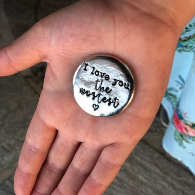 🎄CHRISTMAS PREFERRED🎁 - HEARTFELT PEWTER POCKET TOKENS