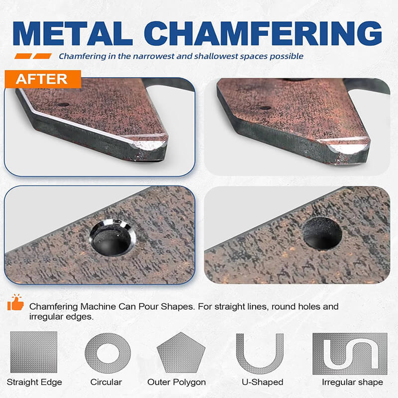 2 in 1 Mini Pneumatic Chamfering Tool