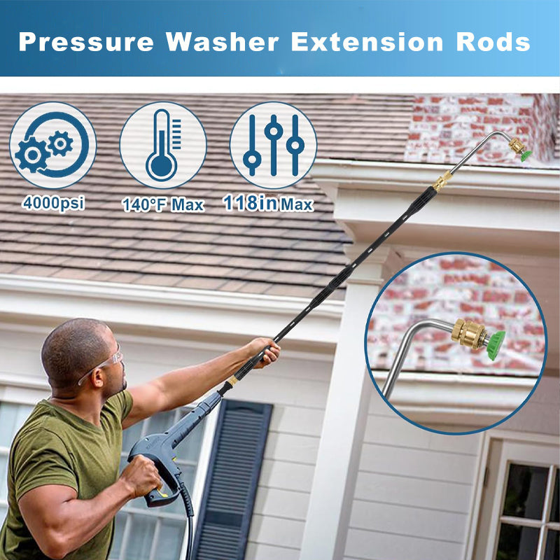 4000PSI Upgrade Pressure Washer Extension Wand