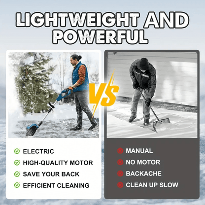 12 inches Cordless Snow Shovel with 2 Batteries