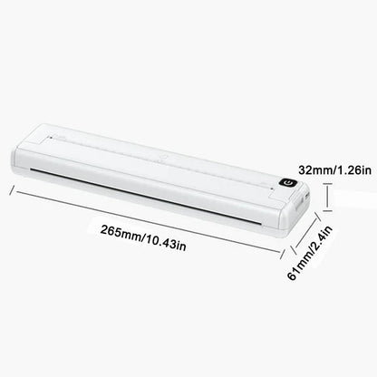 Wireless Bluetooth Inkless Thermal Printer