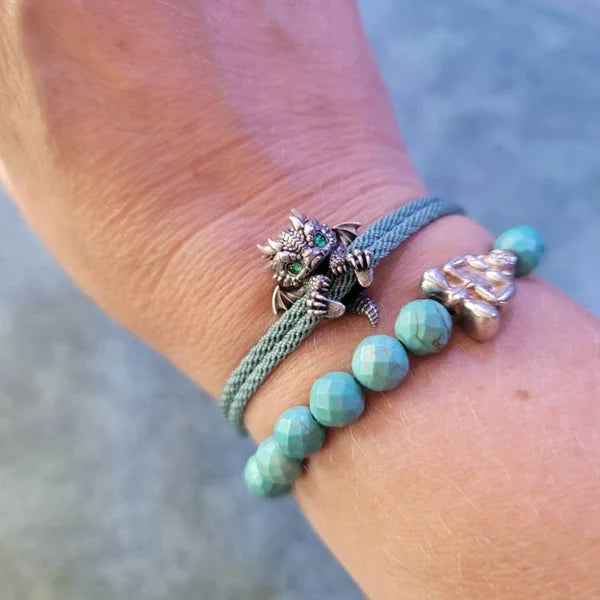 🐲Cute Silver Dragon Bracelet
