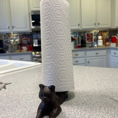 😂Resting CAT PAPER TOWEL Holder