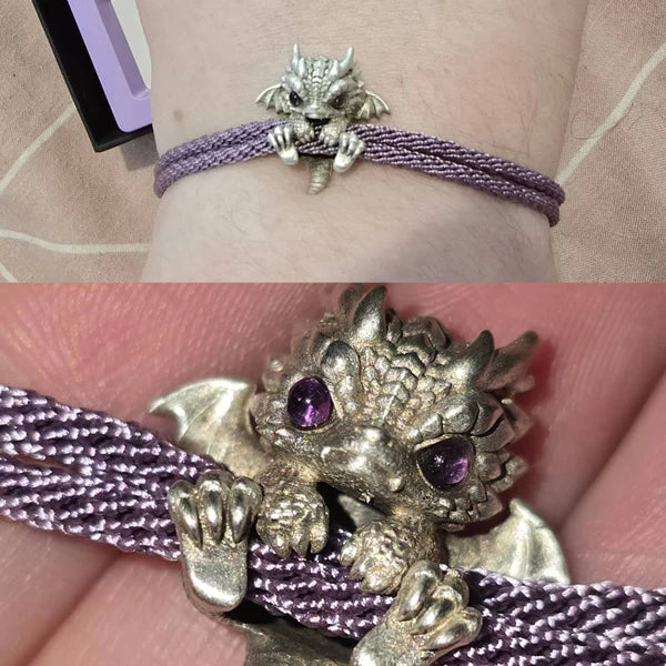 🐲Cute Silver Dragon Bracelet