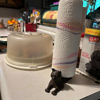 😂Resting CAT PAPER TOWEL Holder