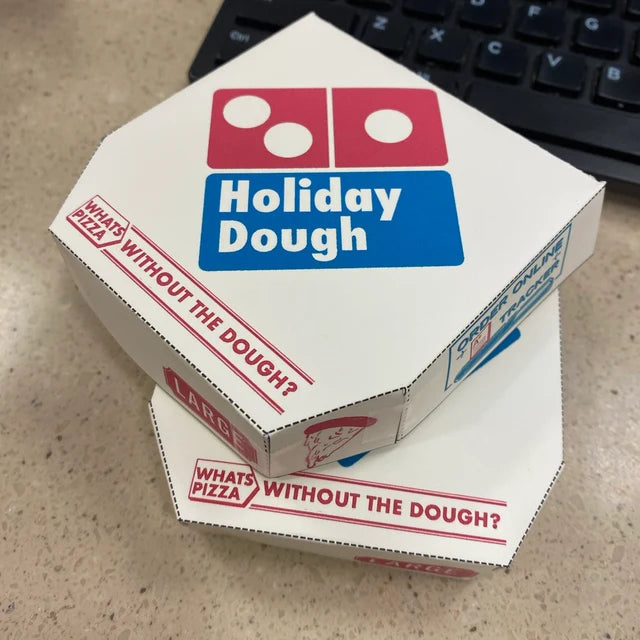 🍕🎁Mini Holiday Pizza Dough Money Holder