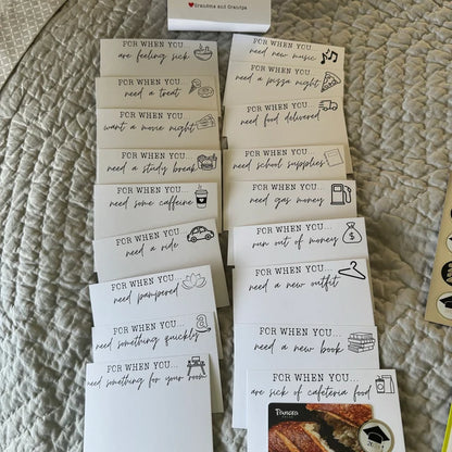 🎁College Gift Card Care Package