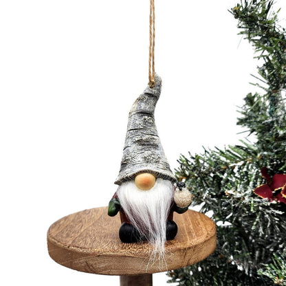Lucky Woodland Gnome Ornament Christmas Ornament