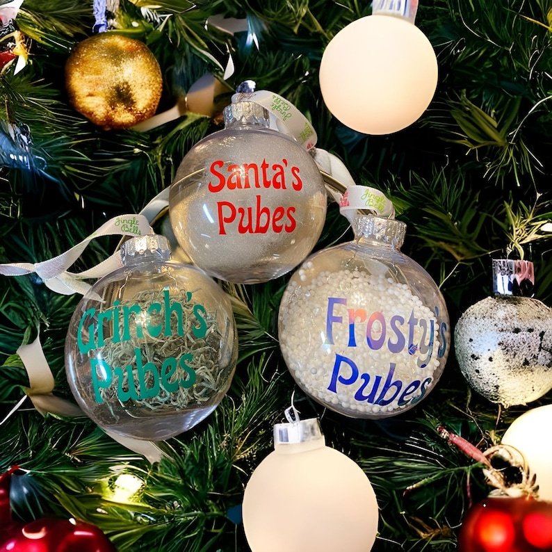 🎄 Early Christmas Sale 🎁Christmas Funny Pubes Ornament