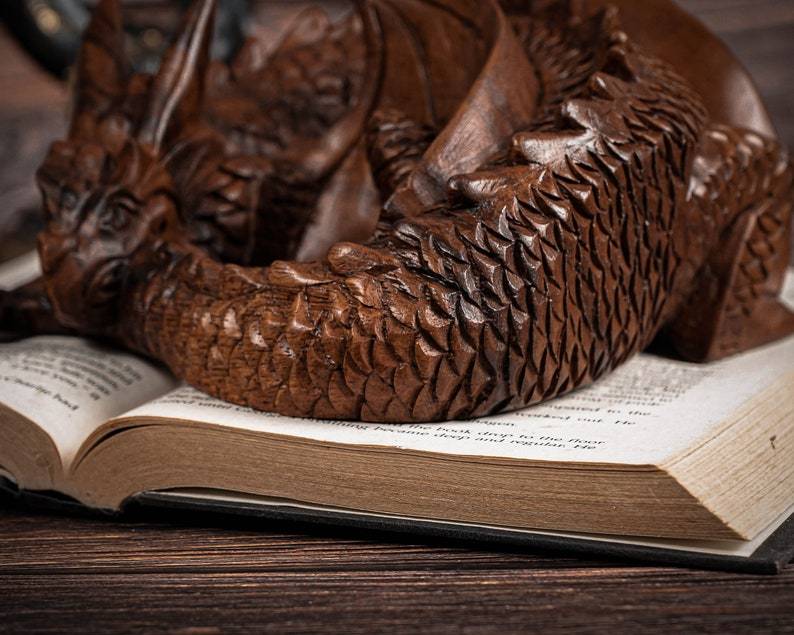 Sleeping Dragon Statue